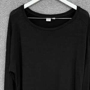 Gap Raglan Sleeve Softspun long sleeve t-shirt Black Large